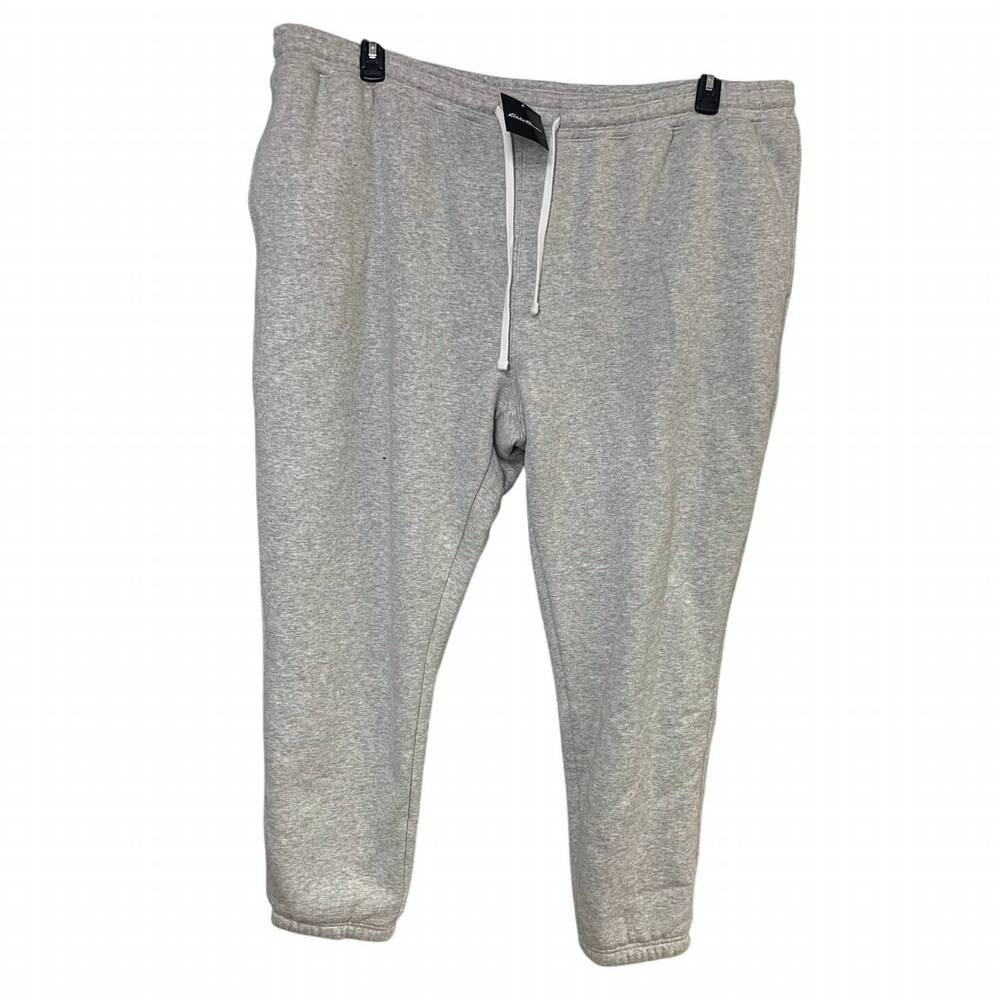 NEW EDDIE BAUER men's signature high pile lined drawstring sweatpants - plus in